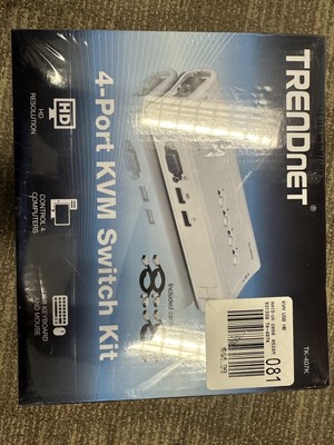 TRENDnet 4-Ports KVM Switch Kit *NEW*SEALED*