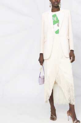 Sandro Paris blazer size two-tone, single breasted