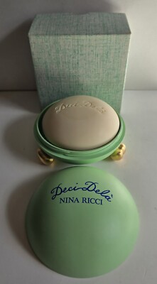 New Vtg Nina Ricci Paris France Deci Dela Savon Parfumed Soap 100g Soap Dish Box
