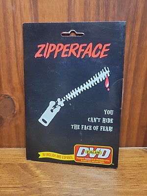 ZipperFace You Can't Hide The Face Of Fear VERY RARE HORROR DVD!!!
