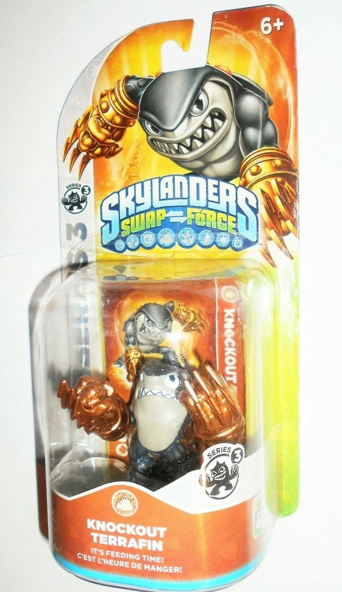 Skylanders Swap Force KNOCKOUT TERRAFIN SHARK man activision