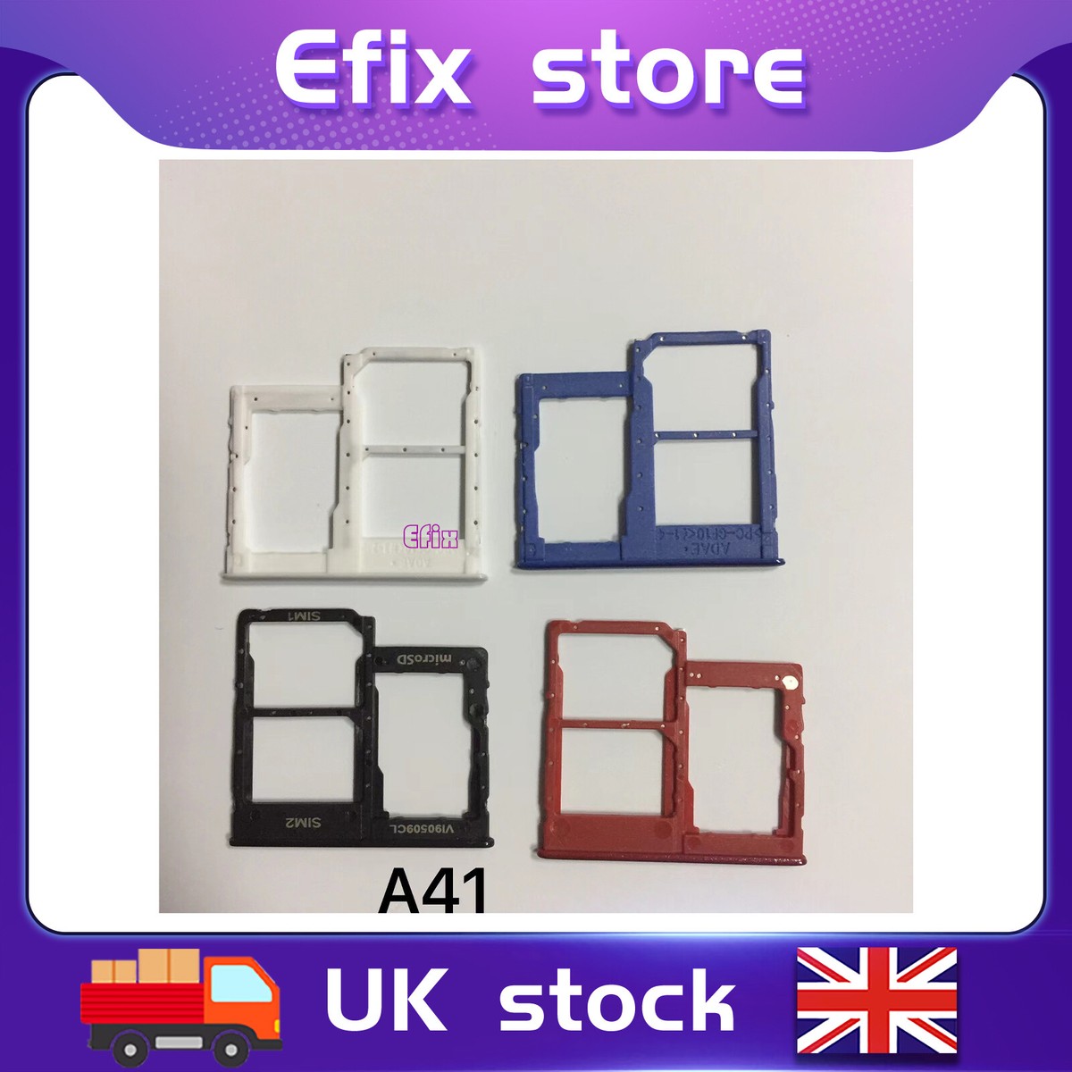 For Samsung Galaxy A41 A415 A415F Dual Sim Memory Card Tray