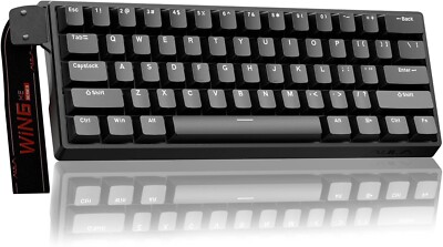 AULA WIN60 HE カスタム Amazon.com: EPOMAKER Aula WIN60 HE 60% Wired Magnetic Keyboard