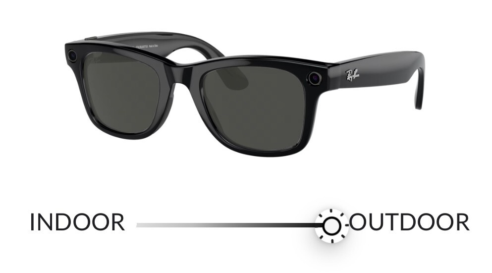 新品未使用　Ray-ban  2 Wayfarer RW4006 マット RAY-BAN Meta Wayfarer RW4006 Smart Sunglasses Mat Black