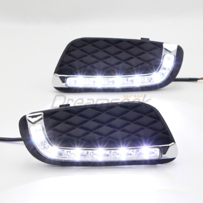 LED DRL Day Running Light For Mercedes-Benz Smart Fortwo W451 2008-2011 Fog Lamp