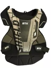 STX Shield 300 Lacrosse Chest Protector Pad Adult Men's Medium Black - New