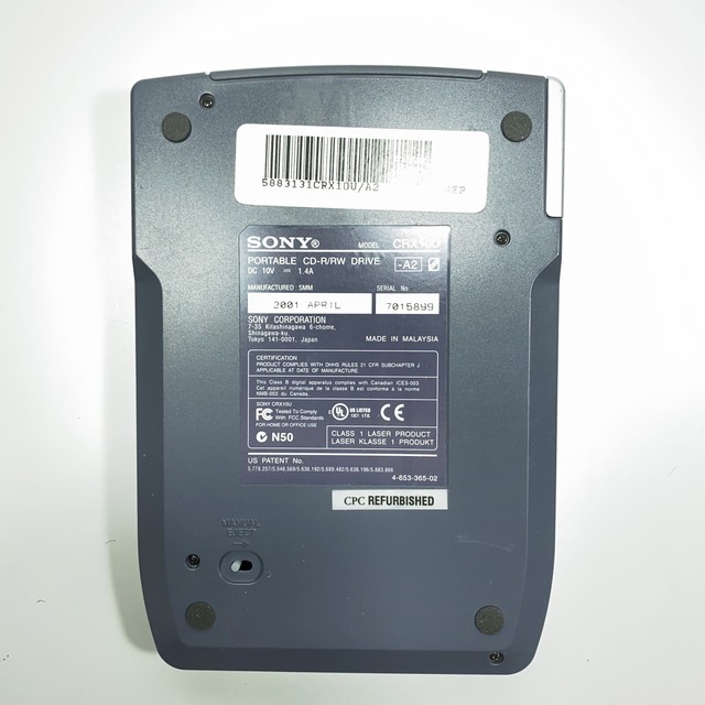 Sony CRX 10U External CDRW Burner for sale online eBay