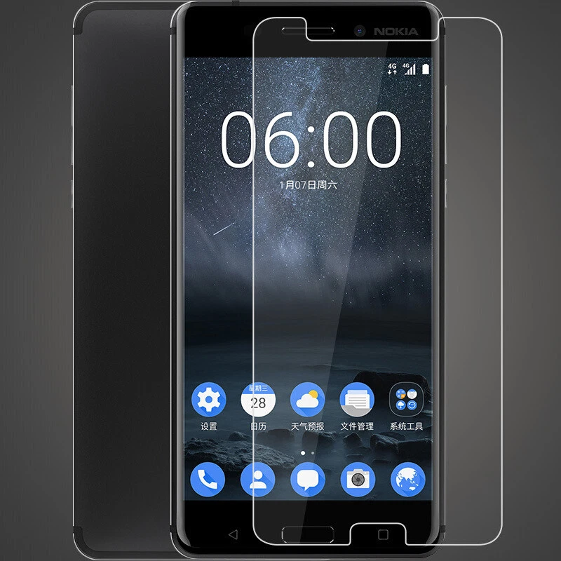 Protector de pantalla de vidrio templado recubrimiento de película para Nokia 8 Sirocco 7 plus 6 lote nuevo Foto 2 de 4
