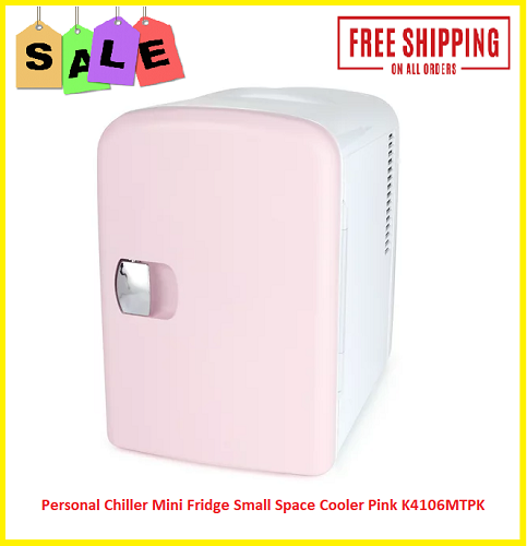 personal chiller mini fridge small space cooler pink k4106mtpk