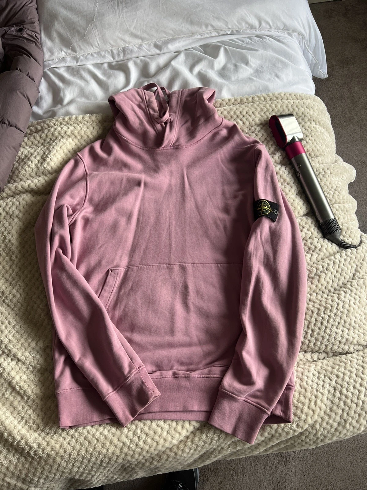 Set maglione e pantaloncini Stone Island rosa XL