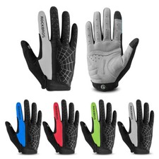 Outdoor Motorcycle Full Finger Gloves Breathable Gel Riding Touch Screen Gloves