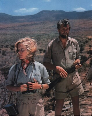 Virginia McKenna signed 10x8 cm original Unterschrift Foto Autogramm Born Free
