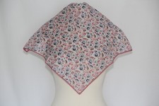 Authentic LIBERTY hand rolled cotton scarf bandanna neckerchief vintage Floral