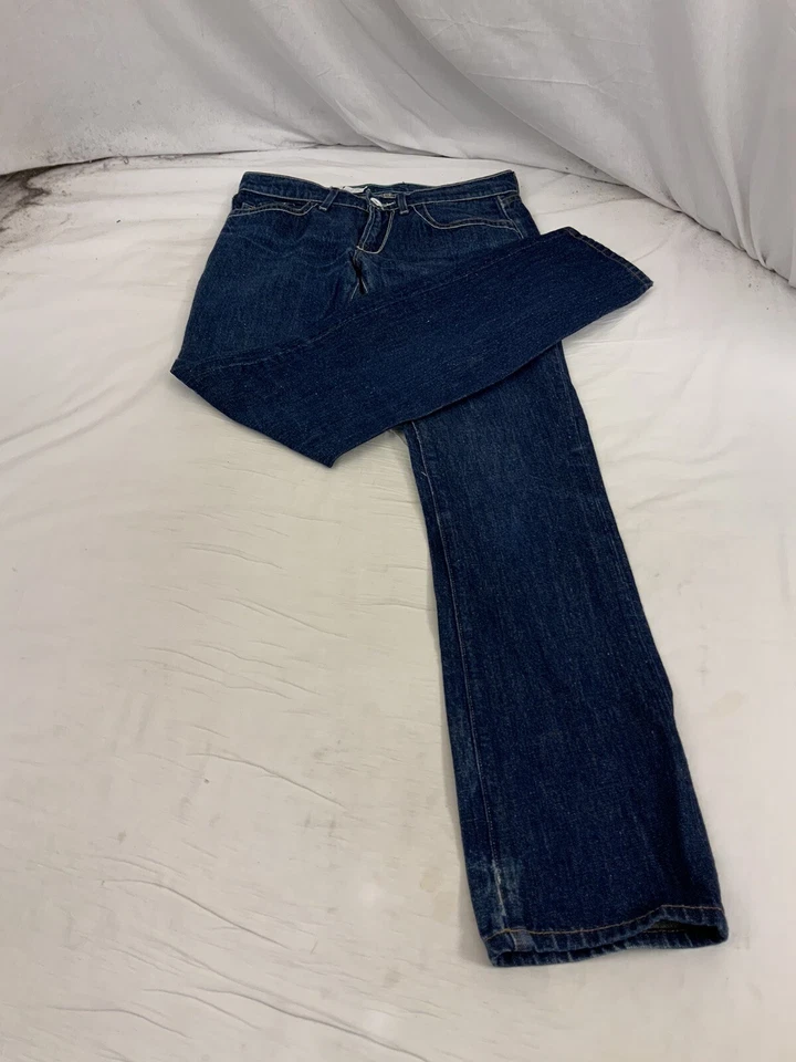 Jeans orgánicos Loomstate talla 26 lavado oscuro pierna recta Genesis Túnez YGI P1-228 Foto 2 de 4