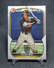 Dillon Head 1st Prospect Rookie 2023 Bowman Draft Card #BD-7 San Diego Padres