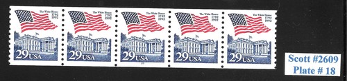 Scott #2609 29c Flag/White House PNC5s, Comp. Set of 17, VF+QUALITY!-Cat-$73.50 - Picture 3 of 3