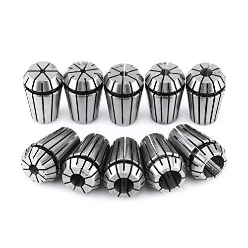 Offerta Set 10 Pinze ER20 CNC | Acciaio Alta Elasticità per Fresatrice