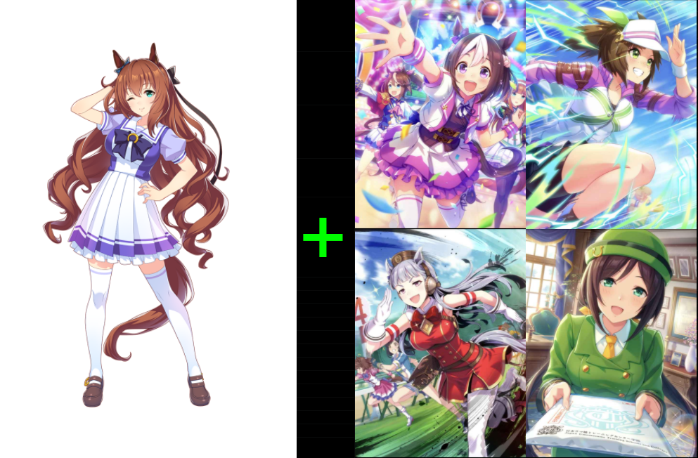 Sticker sticker Zennolobrau Uma Musume Pretty Derby Metal Sticker Set -  Start! 2nd Anniversary -, Goods / Accessories