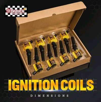 High Performance Curved Boot Ignition Coil for Ford Engine 4.8,5.4 F150 Mustang 