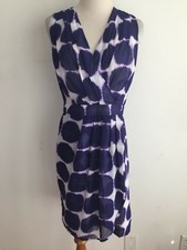 Banana Republic Sleeveless Surplice V-Neck Sheath Dress Purple & Lavender Size 2