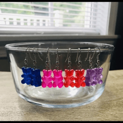 NEW  SUPER Adorable Gummy Bear Earrings