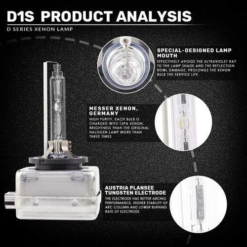 2x Lampadine D1S Xenon HID 35W Faro Bianco 6000K BMW F30 E84 E90 E91 E92 E60 E83 - Foto 7 di 10