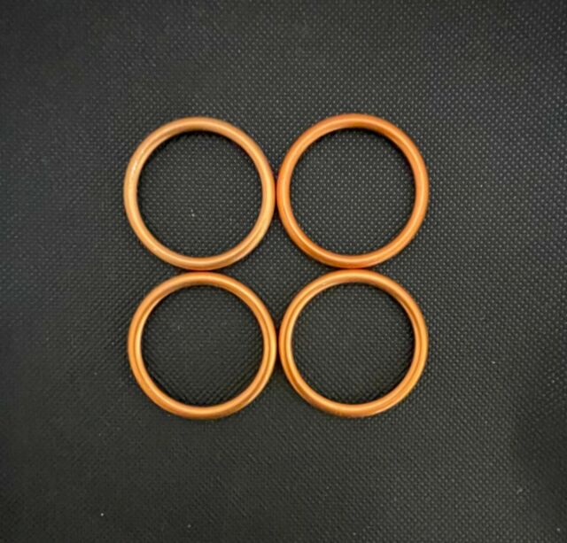 43mm OD Copper Type Exhaust Gaskets Set of 4 for Honda CB 650 F 2014 - 2019