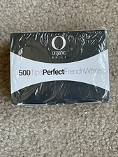 Organic Nails Tips PERFECT FRENCH WHITE Box w/ 500 Tips .3610
