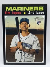2020 Topps Heritage Tim Lopes #606 RC Rookie Seattle Mariners NM