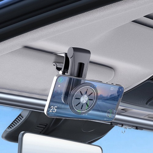 Car Phone Holder Dashboard Phone Holder 360° Rotation Suction Cup Cellphone - Photo 8 sur 10