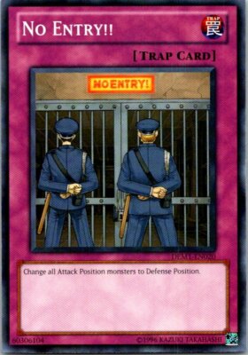 No Entry!! DEM1-EN020 Yu-Gi-Oh! Light Play Unlimited