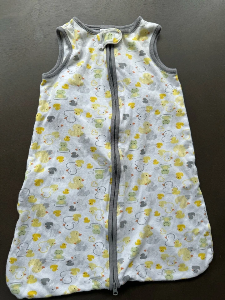 Envoltura Just Born Infant Deluxe unisex estampado pato amarillo acolchado, talla 0/6 meses Foto 3 de 4