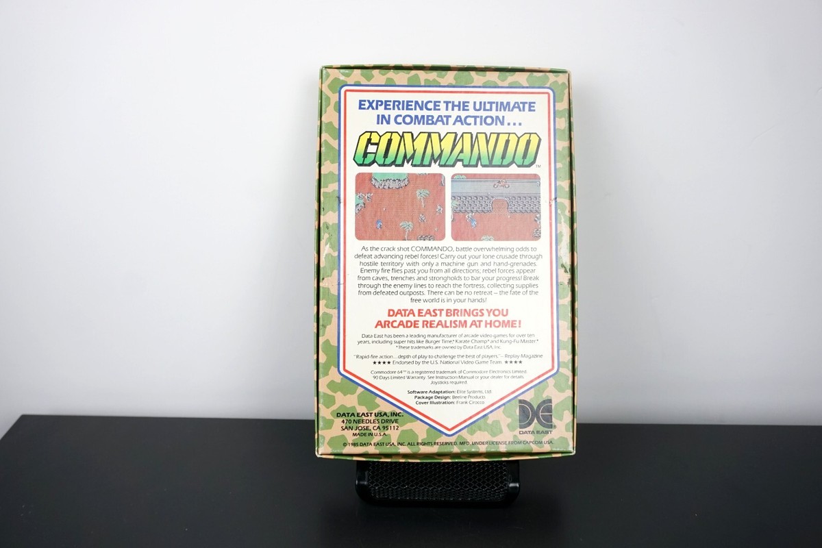 Commando (Commodore 64, 1985) for sale online | eBay