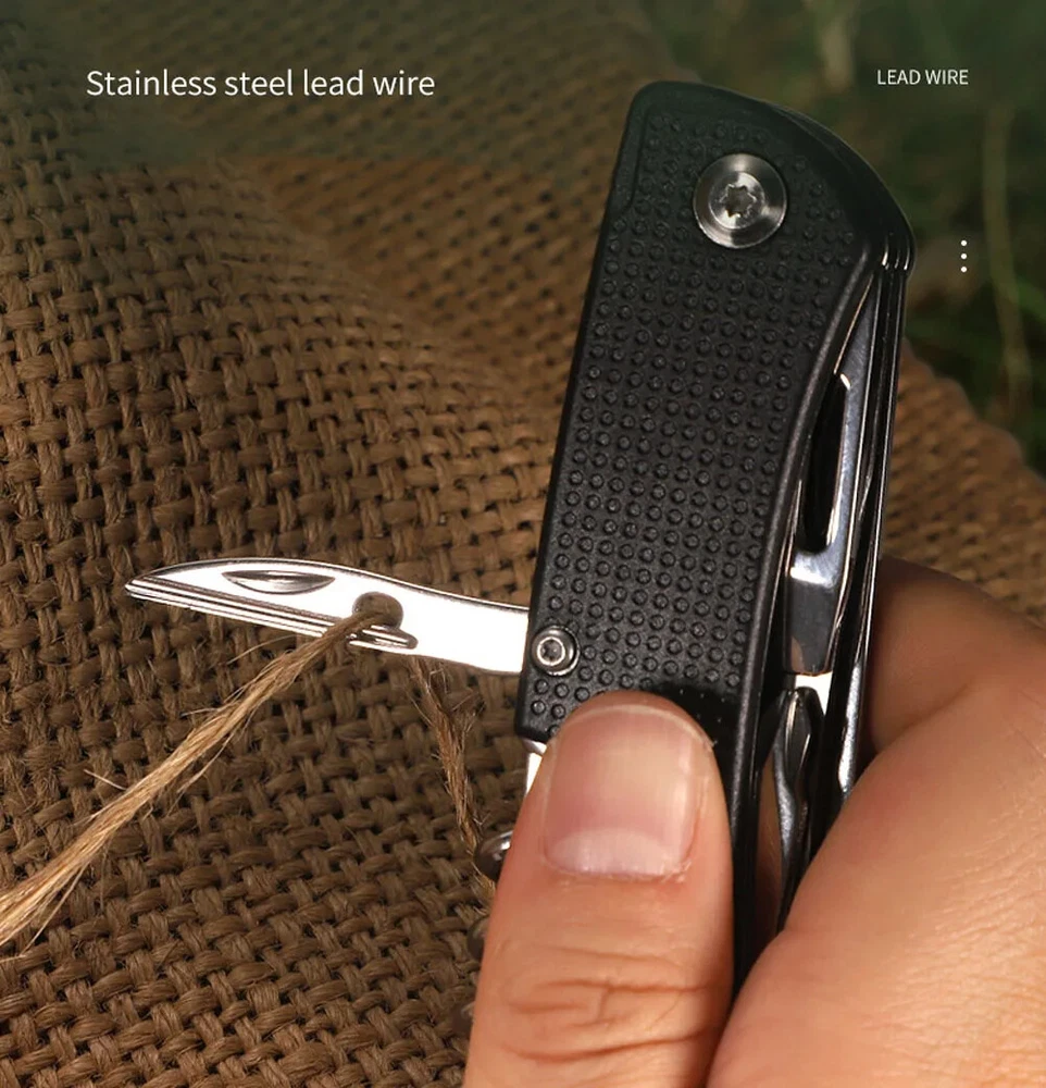 Stainless Steel Multi-Tool Folding Jack Knife for Hunting Camp Survival Tactical Saw
