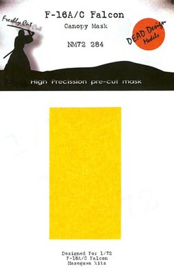 Dead Design 1/72 F-16A/C FALCON CANOPY PAINT MASK Hasegawa