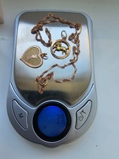 583 Solid Rose Gold Necklace 14ct 14k Heart Letter "I" and Aries Pendants