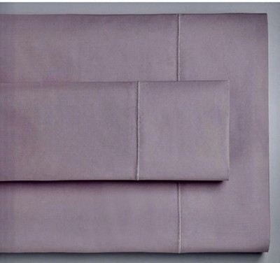 Simply Vera Wang QUEEN sz 4 pc 600 TC Pima Sheet Set - Plum - New