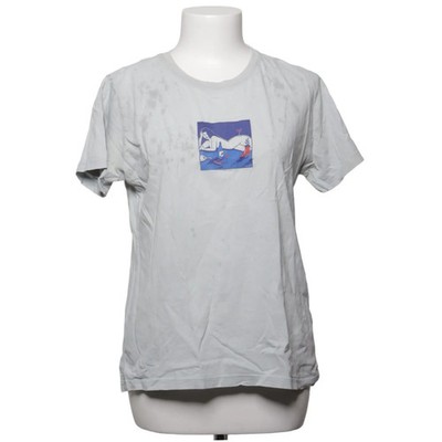 Weekday, T-shirt, Größe: S, Grau, Baumwolle, Print, Damen #IYa