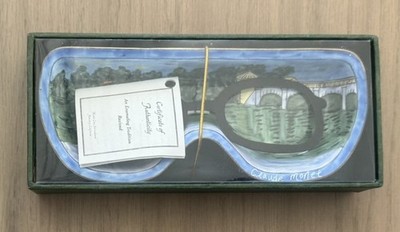 Genuine KELVIN CHEN Eyeglass Holder CLAUDE MONET River Art Painting No.2176 New