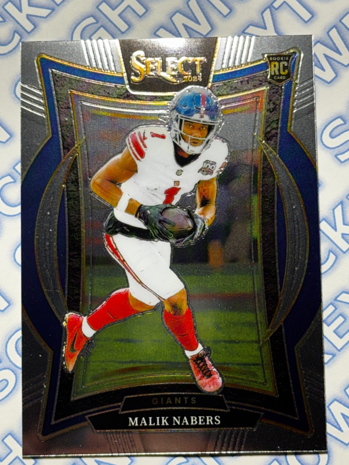2024 Panini Select - Concourse Malik Nabers #29 Silver Prizm (RC)
