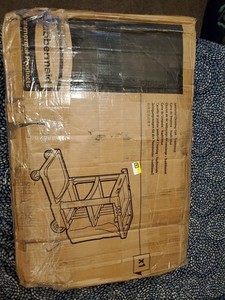 Rubbermaid FG617388BLA Traditional Janitorial Cleaning Cart with Vinyl Bag