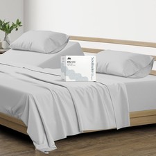 Mayfair Linen 100 Egyptian Cotton Split King Sheets Sets For Adjustable Bed -