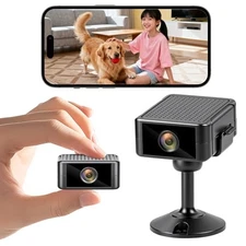 WiFi Compact Camera, Smartphone-Connected Security Camera, 4K Real-Time Mo [NEW]
