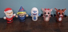 Rudolph the red nosed reindeer - 5 finger puppets - christmas