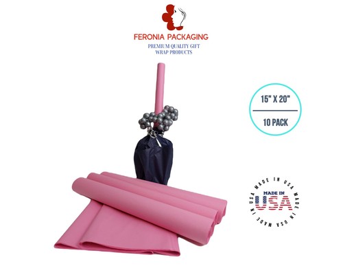 Dark Pink Tissue Paper Squares, Bulk 10 Sheets, Premium Gift Wrap and Art Sup... - Imagen 6 de 9