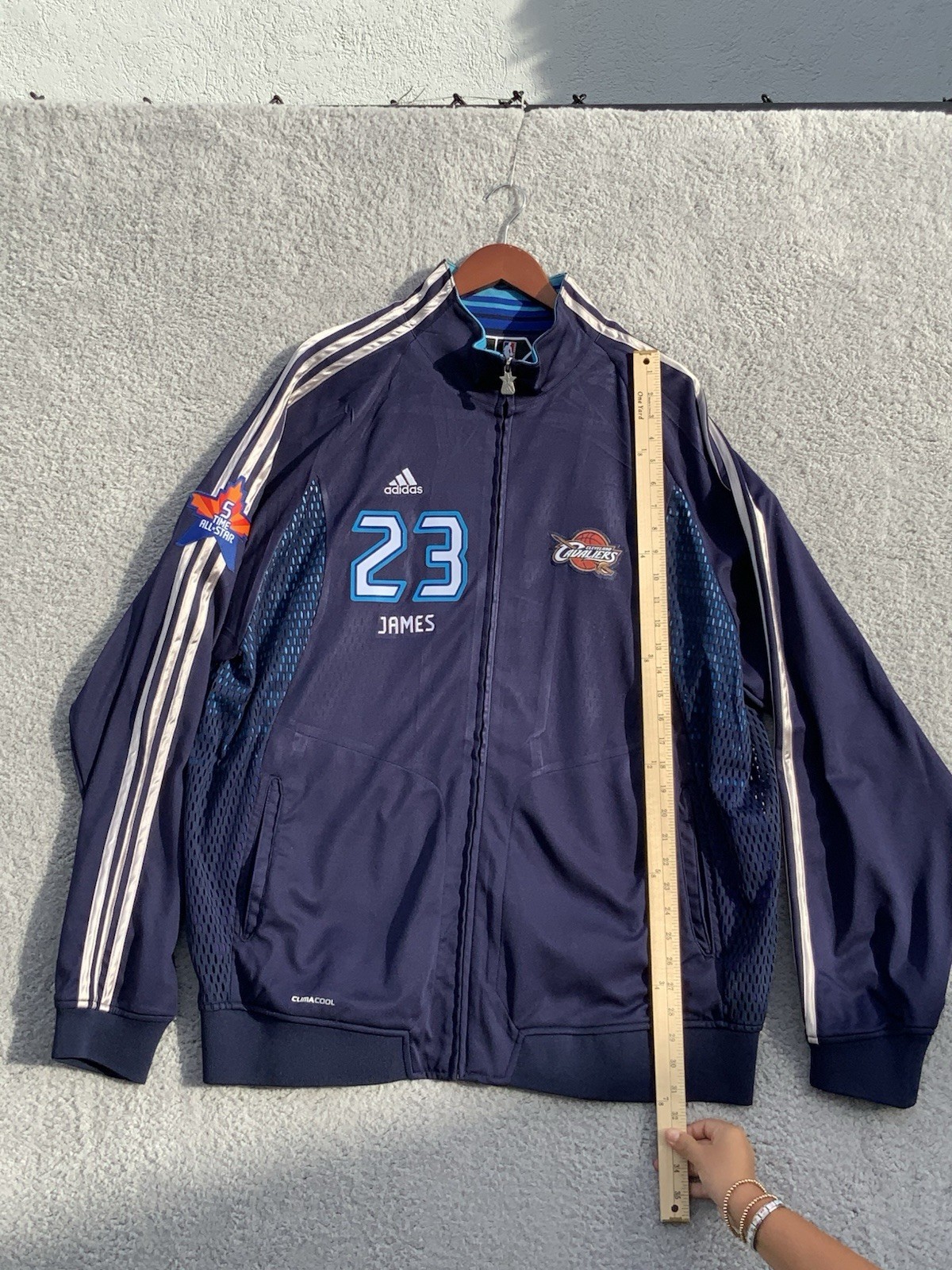 LeBron James Adidas All-Star Horizon Warm Up Jacket XXL Authentic Cavaliers-New thumbnail 4