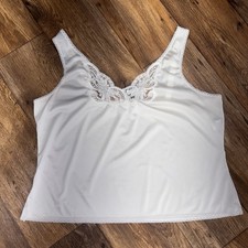 Vintage 60s WONDER MAID Non Cling Camisole Ivory Size 40. 100 Antron Nylon