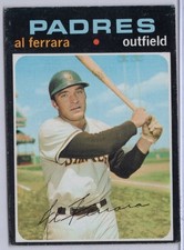 1971 Topps #214 Al Ferrara in EX Condition Padres
