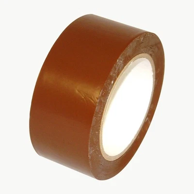 JVCC Premium Colored Vinyl Tape (V-36P): 2 in. x 36 yds. (Dark Brown)