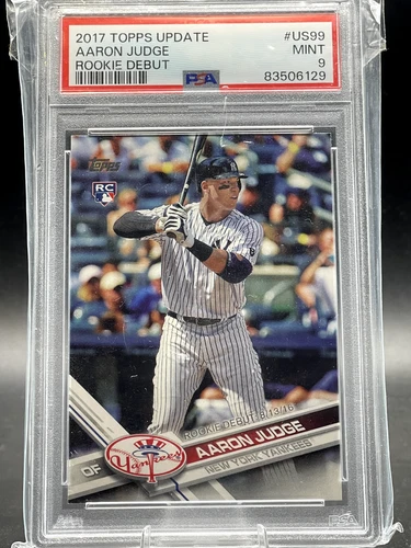 2017 Topps Update Aaron Judge #US99 Rookie Debut PSA 9 Yankees